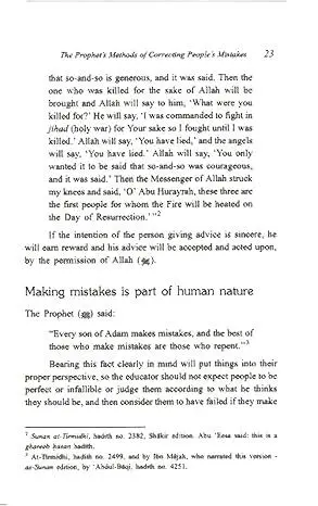 The Prophet’s Methods of Correcting People’s Mistakes