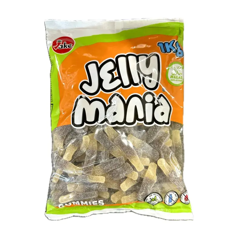 Sour cola bottles, 1000g