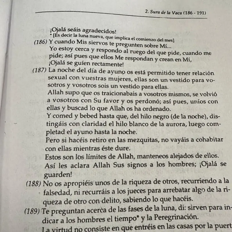 El Coran, en Spansk Koranoversættelse