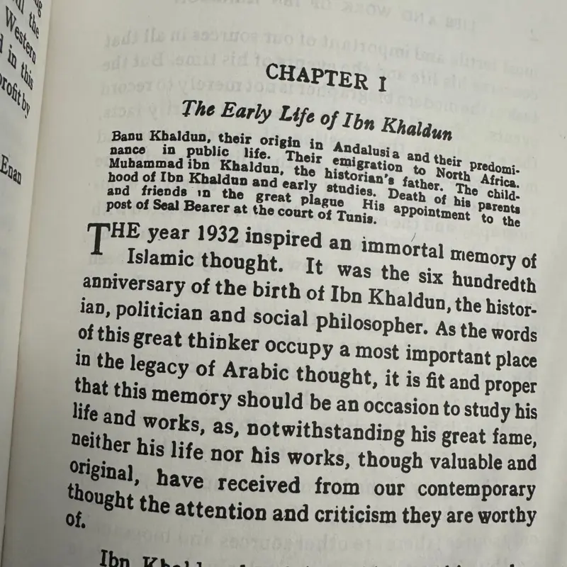 Ibn Khaldun, Sein Leben und Werk