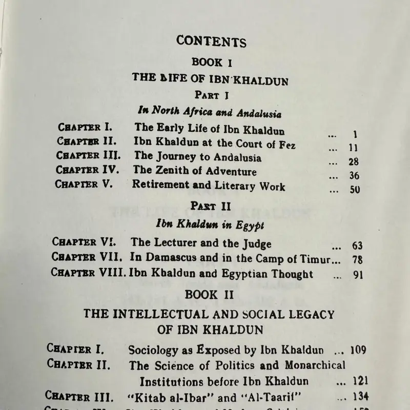 Ibn Khaldun, Sein Leben und Werk