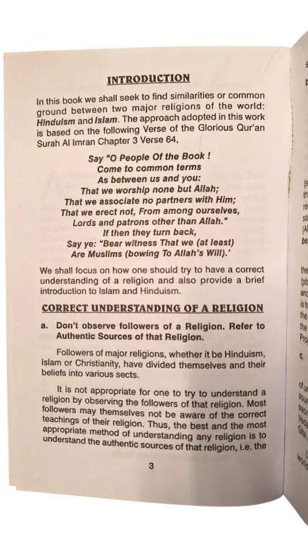 Similarities Between Hinduism & Islam