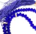 Dunkelblaue Kristall Tasbeeh (99 Perlen)