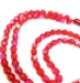Roter Kristall-Tasbeeh mit 99 Perlen