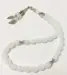 Teardrop Glas Tasbih mit Silberdetails 33 Perlen