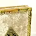 Lyxig koranhållare med koran i ljus/guld marmorlook
