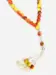 Flammefarvet Glas Tasbih med 33 perler