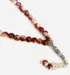 Red Stone, glas Tasbih med 33 perler