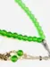 Gefrorene grüne farbige Glas-Tasbih mit 33 Perlen