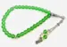 Gefrorene grüne farbige Glas-Tasbih mit 33 Perlen