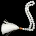 Stilvolle weiße Stein-Tasbih mit 33 Perlen