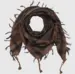 Palestina sjal, keffiyeh, Brun/Svart