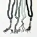 Klassische Perlen-Tasbih mit silbernen Details, 99 Perlen (4 Farben)