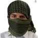 Palestina sjal, keffiyeh, Armygrön/svart
