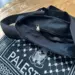Handgefertigte Palästina Muletasche mit Reißverschluss – Schwarz/Weiß