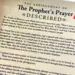 Die Zusammenfassung des Gebets des Propheten beschrieben