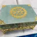 Luksus Koran Gavesæt i Lyseblå og Guld, Model A