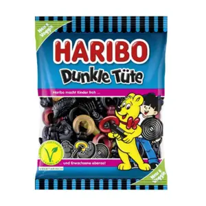 Dunkle Tute Lakrids, Haribo,175 g