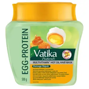 Æggeprotein Hårmaske, Vatika 500 g