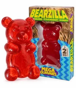 XXL Bearzilla Vingummi, Mega Gummies Felka 2 Kg