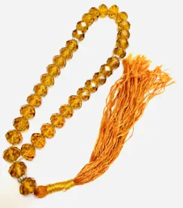 Amber Krystal Tasbih 33 perler