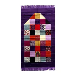 Smart Patchwork-Bettdecke aus Velours