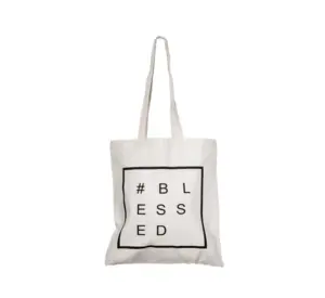 Blessed, dekorative Stofftasche (25 kr werden an Palästina gespendet)