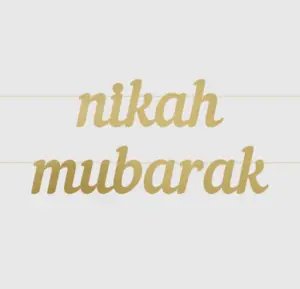 Nikah Mubarak-banner, 2 meter