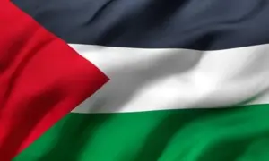 Große Palästina-Flagge 90 x 150 cm