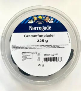 Lakritz-Schallplatten - Nørregade 325g
