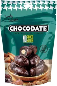 Chokodatteln von Chocodate Dunkle Schokolade 90 g (ohne künstlichen Zucker)