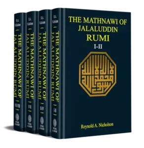 The Mathnawi of Jalaluddin Rumi (Set med 4 böcker)