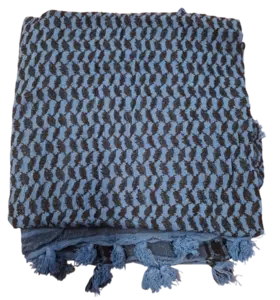 Blå /svart Keffiyeh