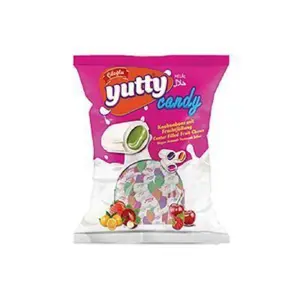 Karamel bolcher med frugtsmag Yutty Candy 400g